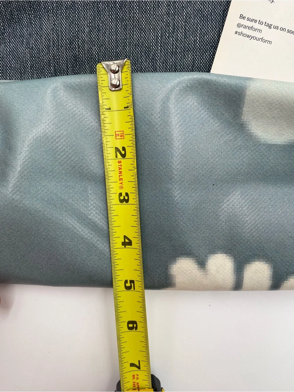 Rareform Cora Tote Laptop Bag - Grey with Light Blue Accent